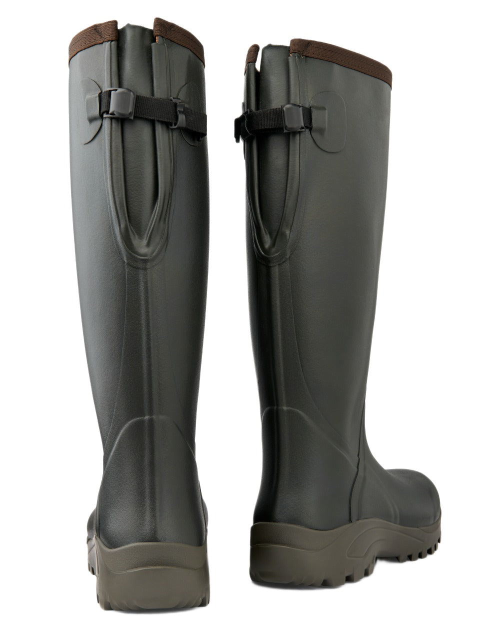 Khaki Coloured Gateway1 Sportsman II 18" Wellingtons on white background #colour_khaki