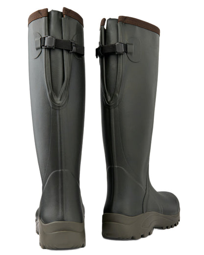 Khaki Coloured Gateway1 Sportsman II 18" Wellingtons on white background #colour_khaki