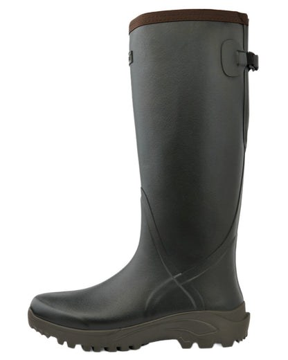 Khaki Coloured Gateway1 Sportsman II 18" Wellingtons on white background #colour_khaki