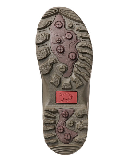 Khaki Coloured Gateway1 Sportsman II Lady 17" Wellingtons on white background #colour_khaki