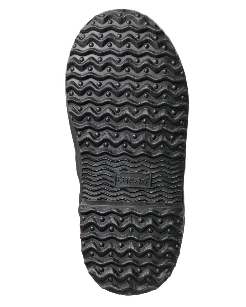 Black Coloured Gateway1 Wetland Master Kids 12 7mm Wellingtons on white background #colour_black