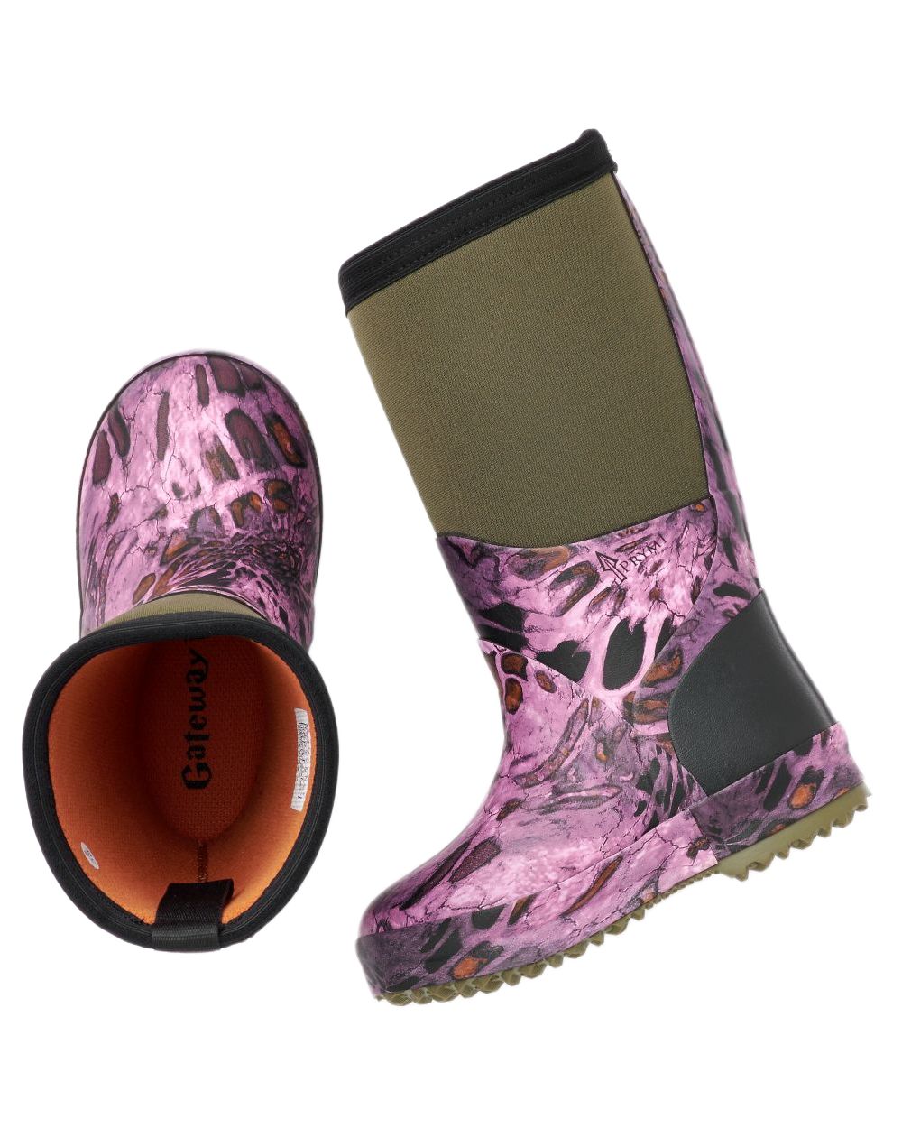 Prym1 Pink Out Coloured Gateway1 Wetland Master Kids 12 7mm Wellingtons on white background #colour_prym1-pink-out