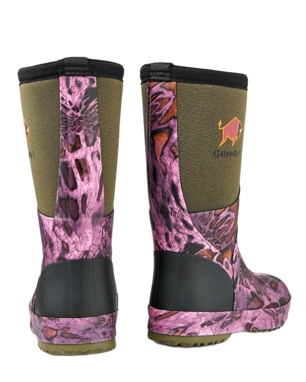Prym1 Pink Out Coloured Gateway1 Wetland Master Kids 12 7mm Wellingtons on white background #colour_prym1-pink-out