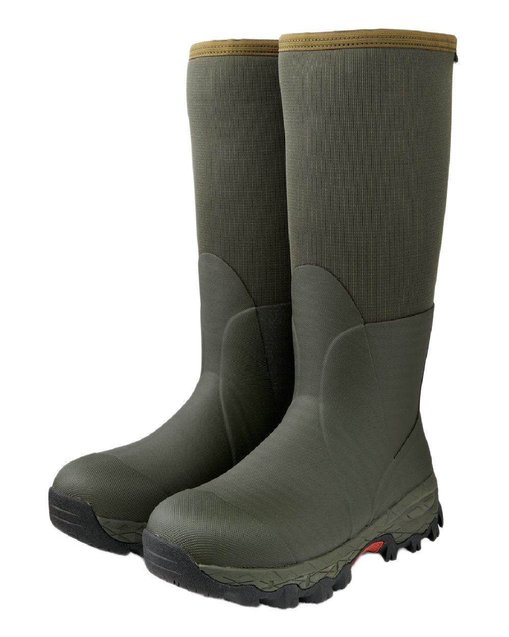 Dark Green Coloured Gateway1 Woodbeater 18" 7mm Wellingtons on white background #colour_dark-green