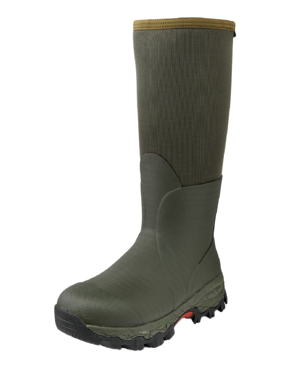 Dark Green Coloured Gateway1 Woodbeater 18" 7mm Wellingtons on white background #colour_dark-green