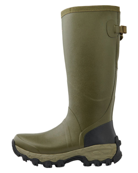Olive Coloured Gateway1 Woodstalker 18" Wellingtons on white background #colour_olive