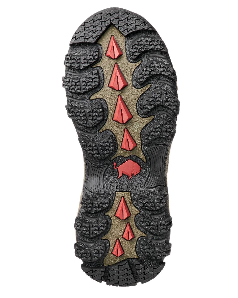 Olive Coloured Gateway1 Woodstalker Lady 17" Wellingtons on white background #colour_olive