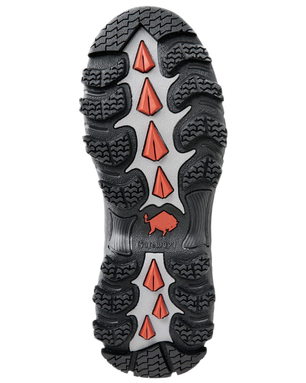 Black Coloured Gateway1 Woodwalker 7" 4mm Boots on white background #colour_black