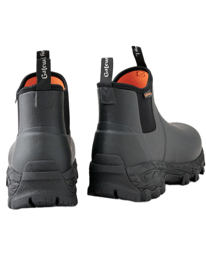 Black Coloured Gateway1 Woodwalker 7" 4mm Boots on white background #colour_black