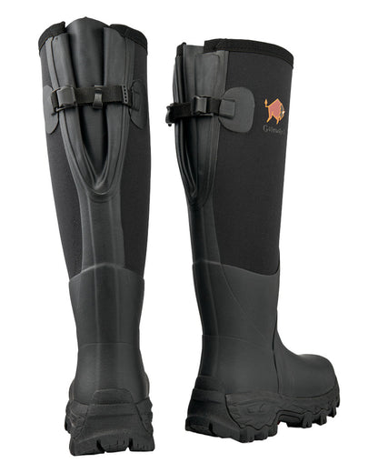 Black coloured Gateway1 Woodwalker Lady 17" 4mm Wellingtons on White background #colour_black