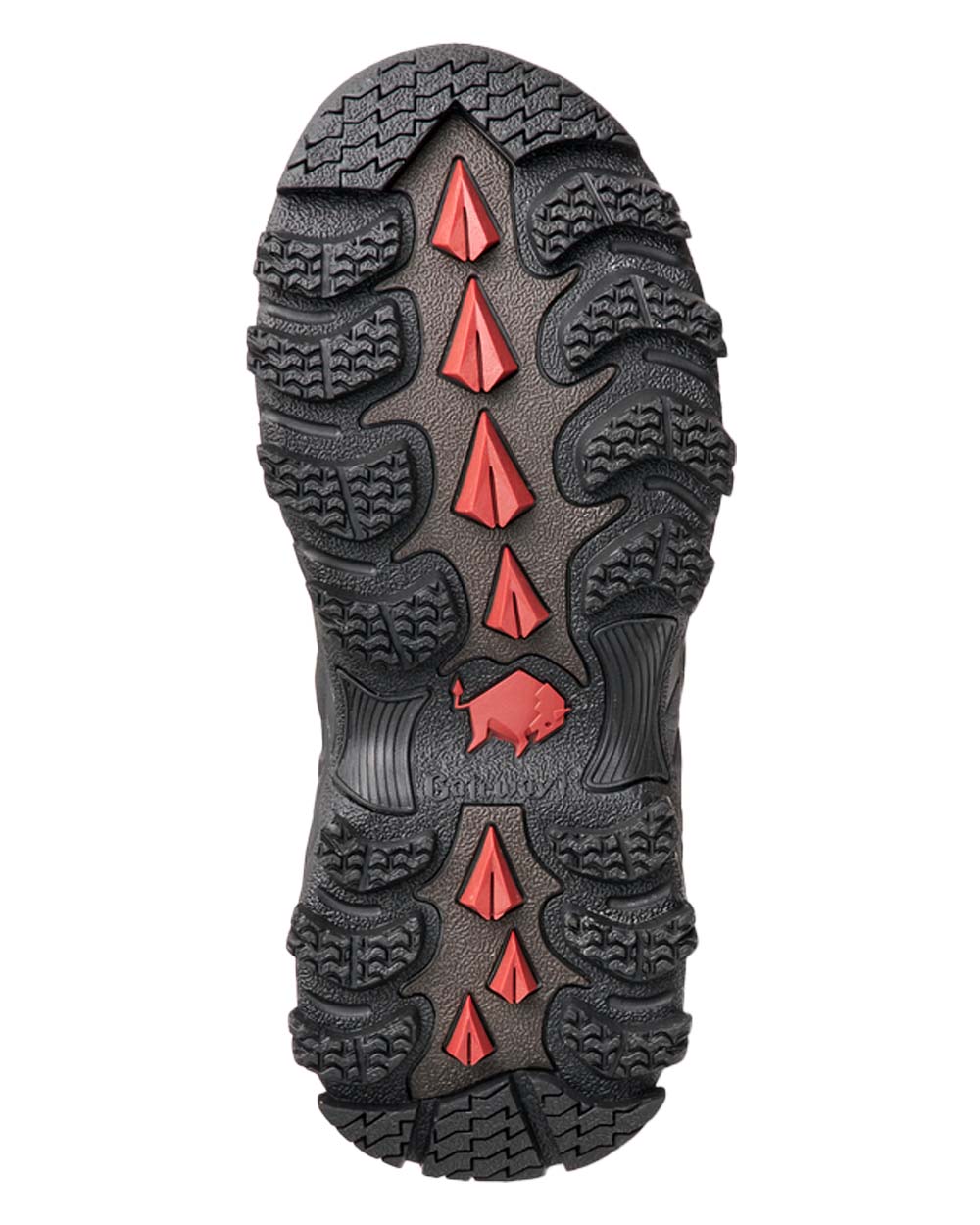 Black coloured Gateway1 Woodwalker Lady 17" 4mm Wellingtons Sole on White background #colour_black