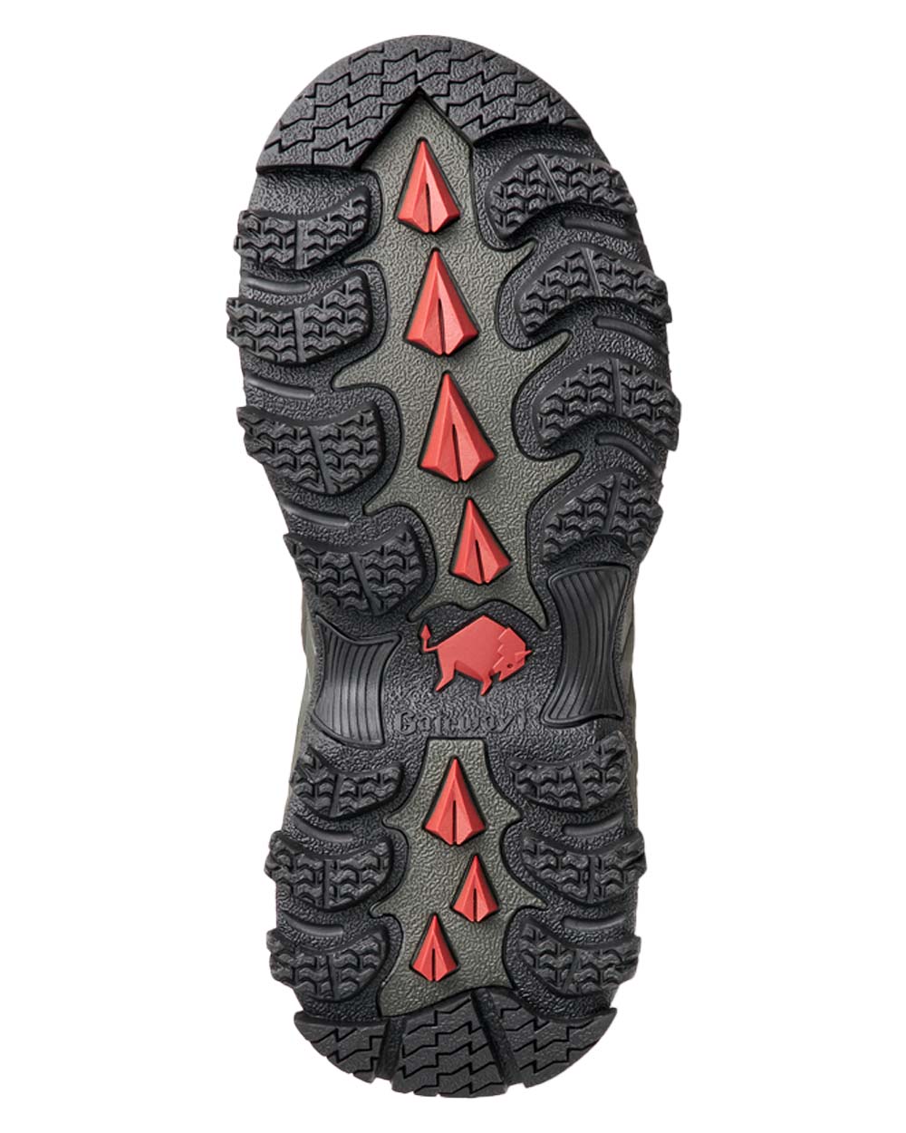 Forest coloured Gateway1 Woodwalker Lady 17" 4mm Wellingtons Sole on White background #colour_forest