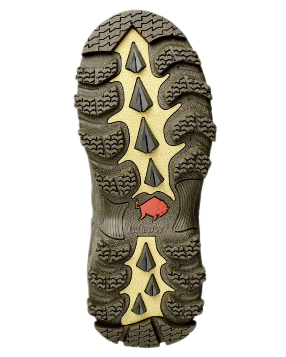 Walnut coloured Gateway1 Woodwalker Lady 17" 4mm Wellingtons on White background #colour_walnut