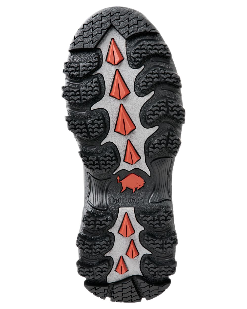 Black Coloured Gateway1 Woodwalker Lady 7" 4mm Boots on white background #colour_black