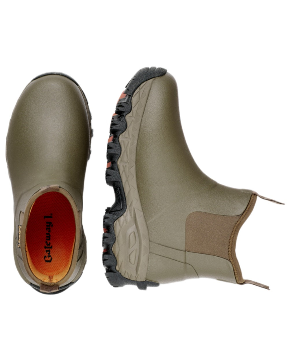 Walnut Coloured Gateway1 Woodwalker Lady 7" 4mm Boots on white background #colour_walnut