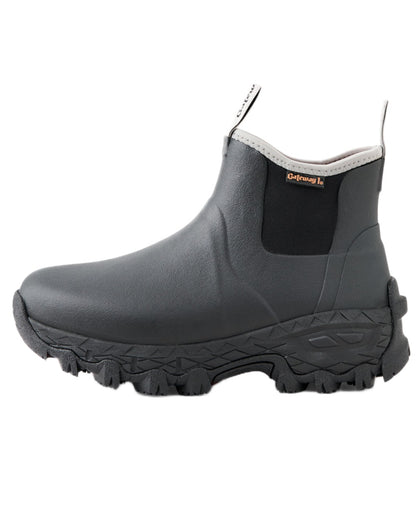 Black Coloured Gateway1 Woodwalker Lady 7" 4mm Boots on white background #colour_black