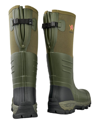Khaki Coloured Gateway1 Woodwalker Wide 18" 4mm Wellingtons on white background #colour_khaki