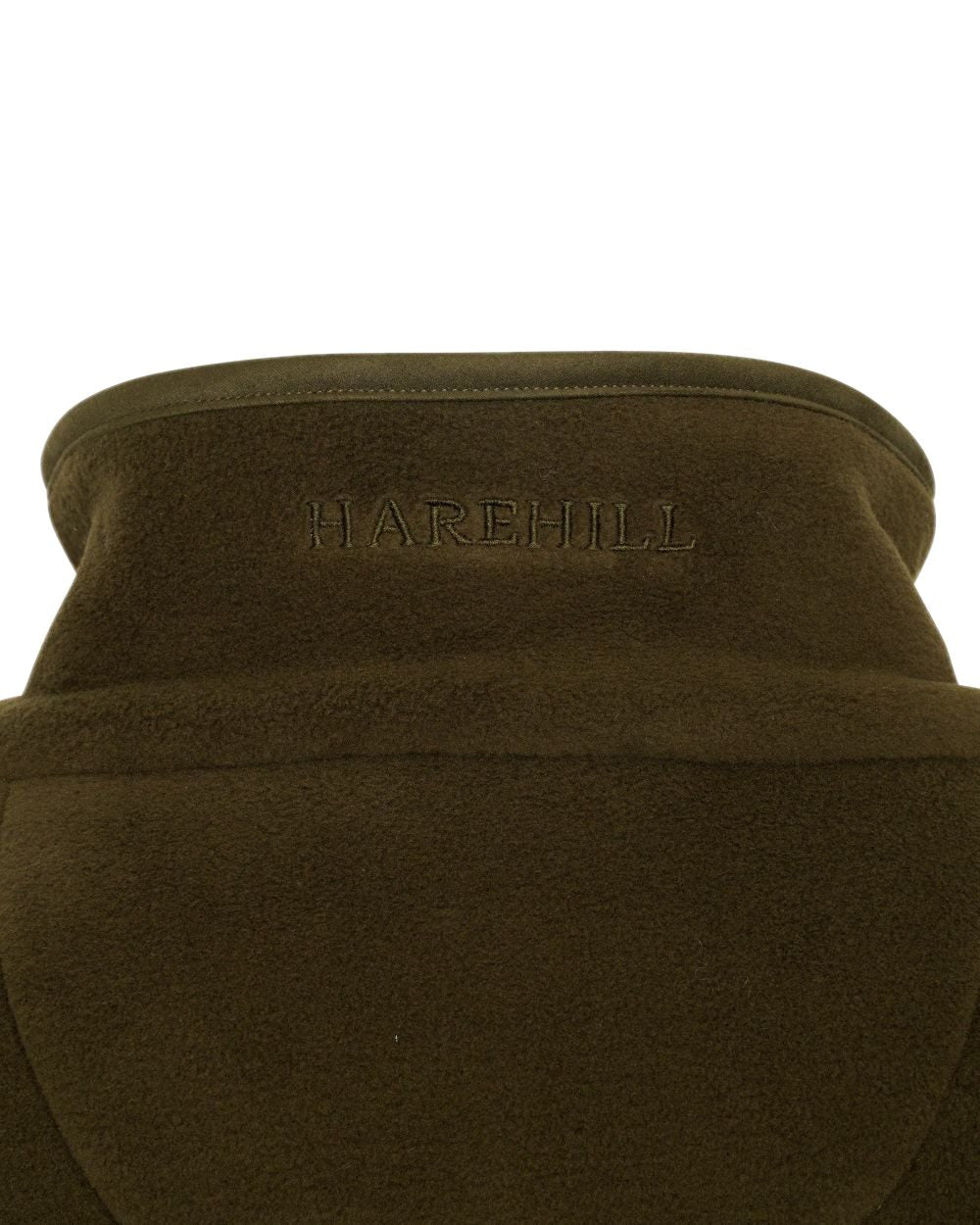 Fern Coloured Harehill Birtles Fleece Jacket on white background #colour_fern