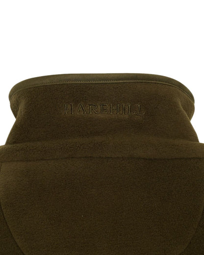 Fern Coloured Harehill Birtles Fleece Jacket on white background #colour_fern