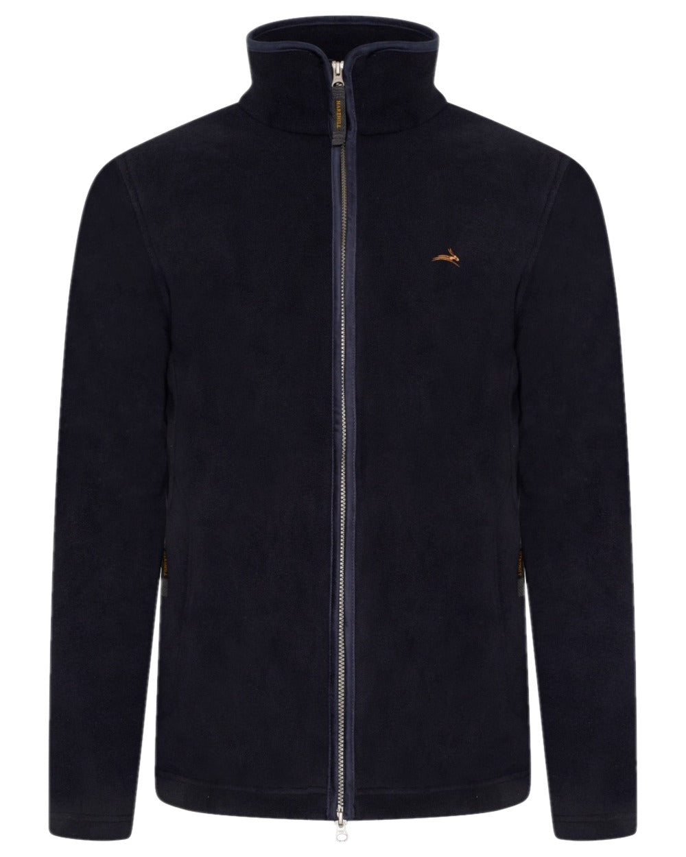 Midnight Coloured Harehill Birtles Fleece Jacket on white background #colour_midnight