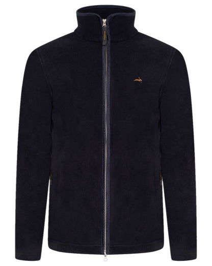 Midnight Coloured Harehill Birtles Fleece Jacket on white background #colour_midnight