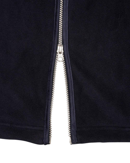 Midnight Coloured Harehill Birtles Fleece Jacket on white background #colour_midnight