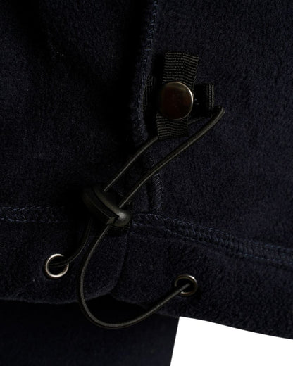 Midnight Coloured Harehill Birtles Fleece Jacket on white background #colour_midnight