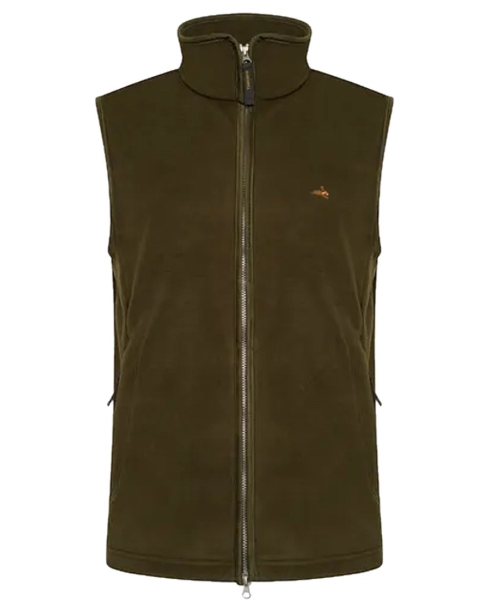 Fern Coloured Harehill Birtles Gilet on white background #colour_fern