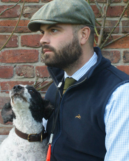 Midnight Coloured Harehill Birtles Gilet on outdoor background #colour_midnight