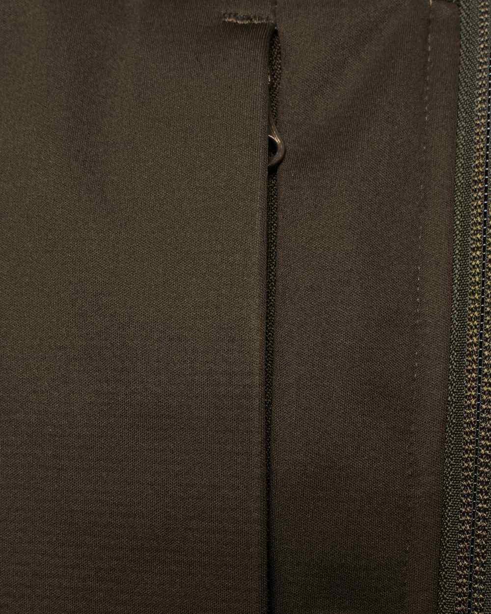 Forest Shade coloured Harehill Ridgegate Active Hybrid Jacket on white background #colour_forest-shade