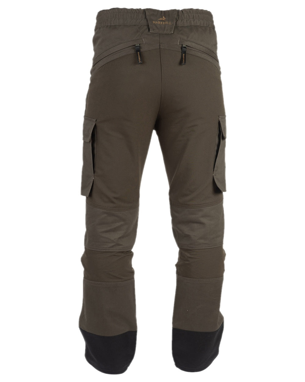 Forest Shade Coloured Harehill Ridgegate Shooting Trousers with Bellow Pockets on white background #colour_forest-shade