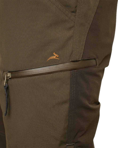 Forest Shade Coloured Harehill Waterproof Ridgegate Trousers on white background #colour_forest shade