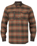 Autumn Orange Check