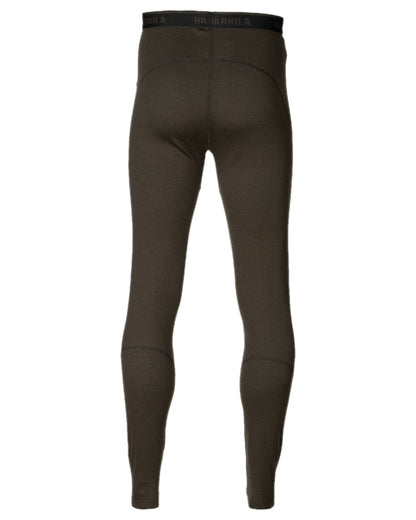 Shadow Brown Coloured Harkila All Season Long Johns Base Layer on white background #colour_shadow-brown