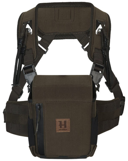 Dark Willow Green coloured Harkila Bino Harness on white background #colour_dark-willow-green