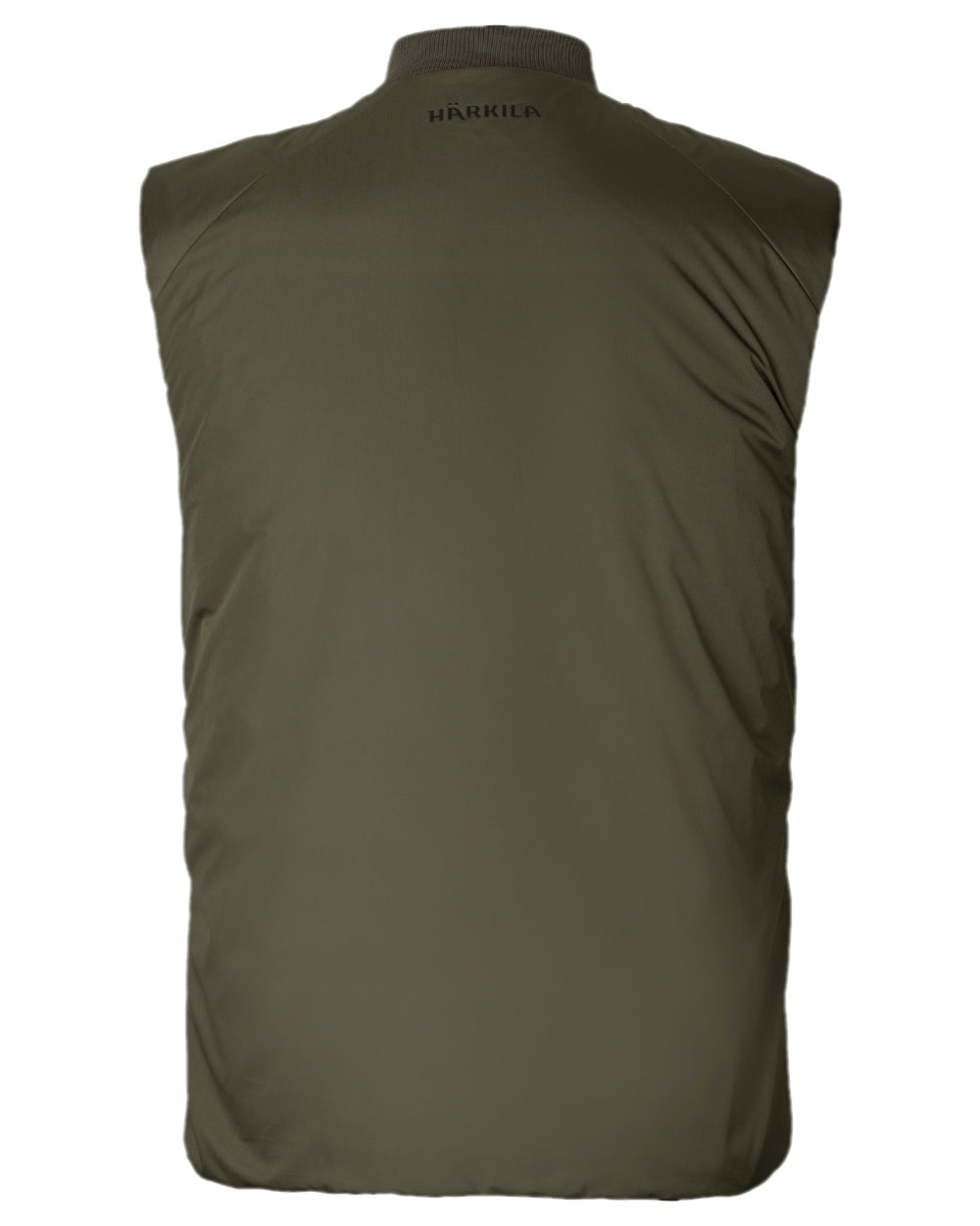 Willow Green Coloured Harkila Clim8 Base Waistcoat on white background #colour_willow-green