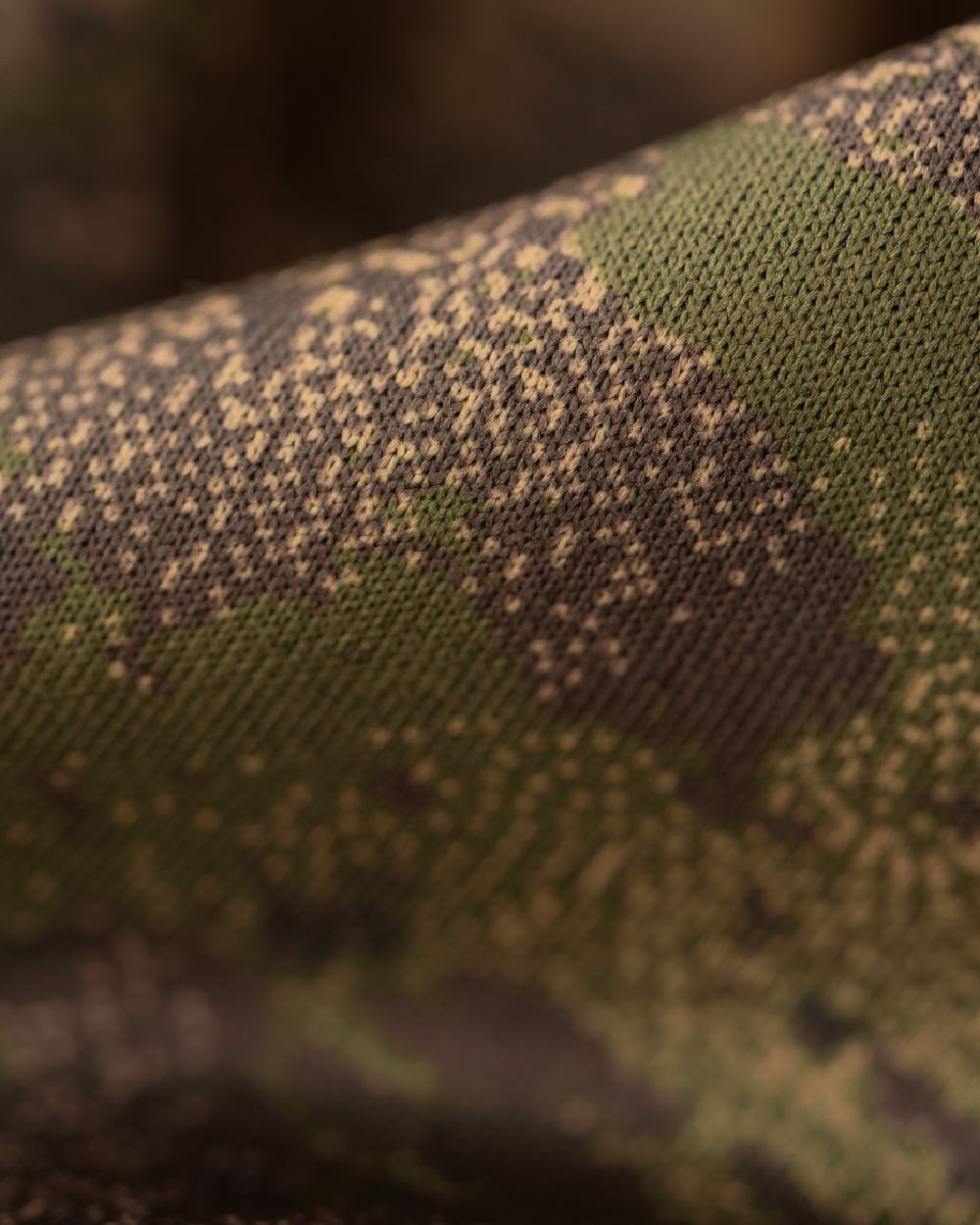 AXIS Forest Coloured Harkila Deer Stalker Camo Fleece Hoodie on outdoor background #colour_axis-forest