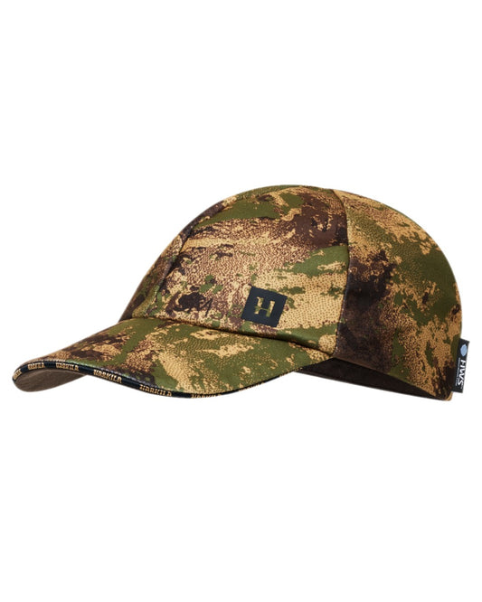 AXIS Forest Coloured Harkila Deer Stalker Camo HWS Cap on white background #colour_axis-forest