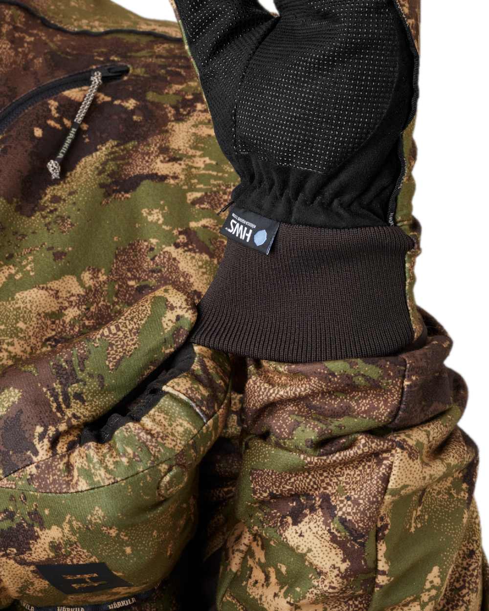 AXIS Forest Harkila Deer Stalker Camo HWS Gloves on white background #colour_axis-forest