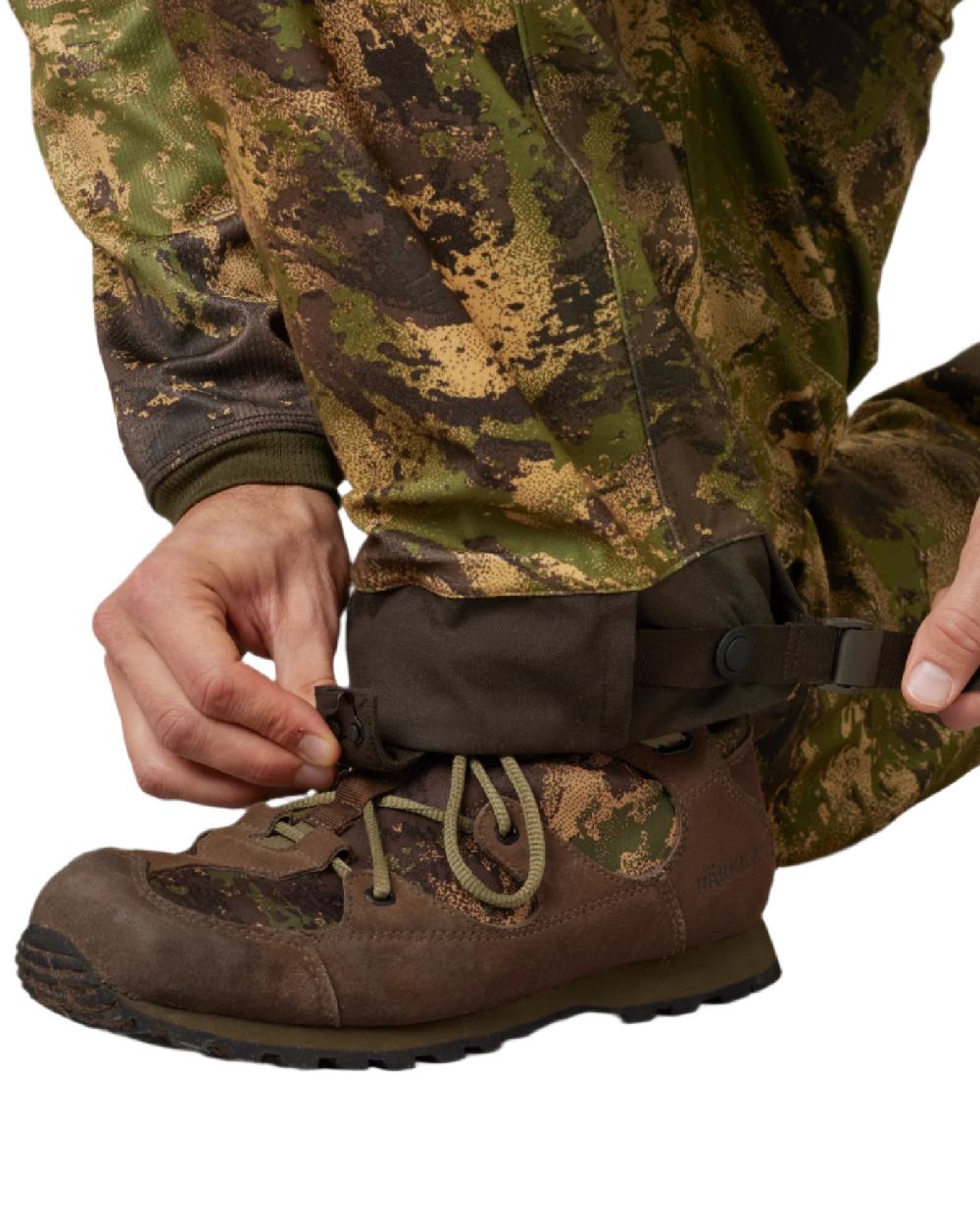 AXIS Forest Coloured Harkila Deer Stalker Camo HWS Trousers on white background #colour_axis-forest