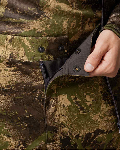 AXIS Forest Coloured Harkila Deer Stalker Camo Light Trousers on white background #colour_axis-forest