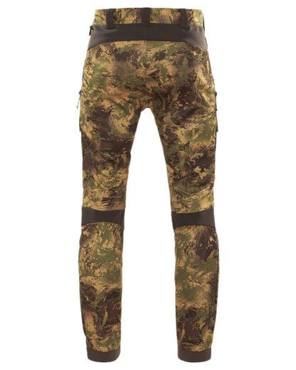 AXIS Forest Coloured Harkila Deer Stalker Camo Light Trousers on white background #colour_axis-forest