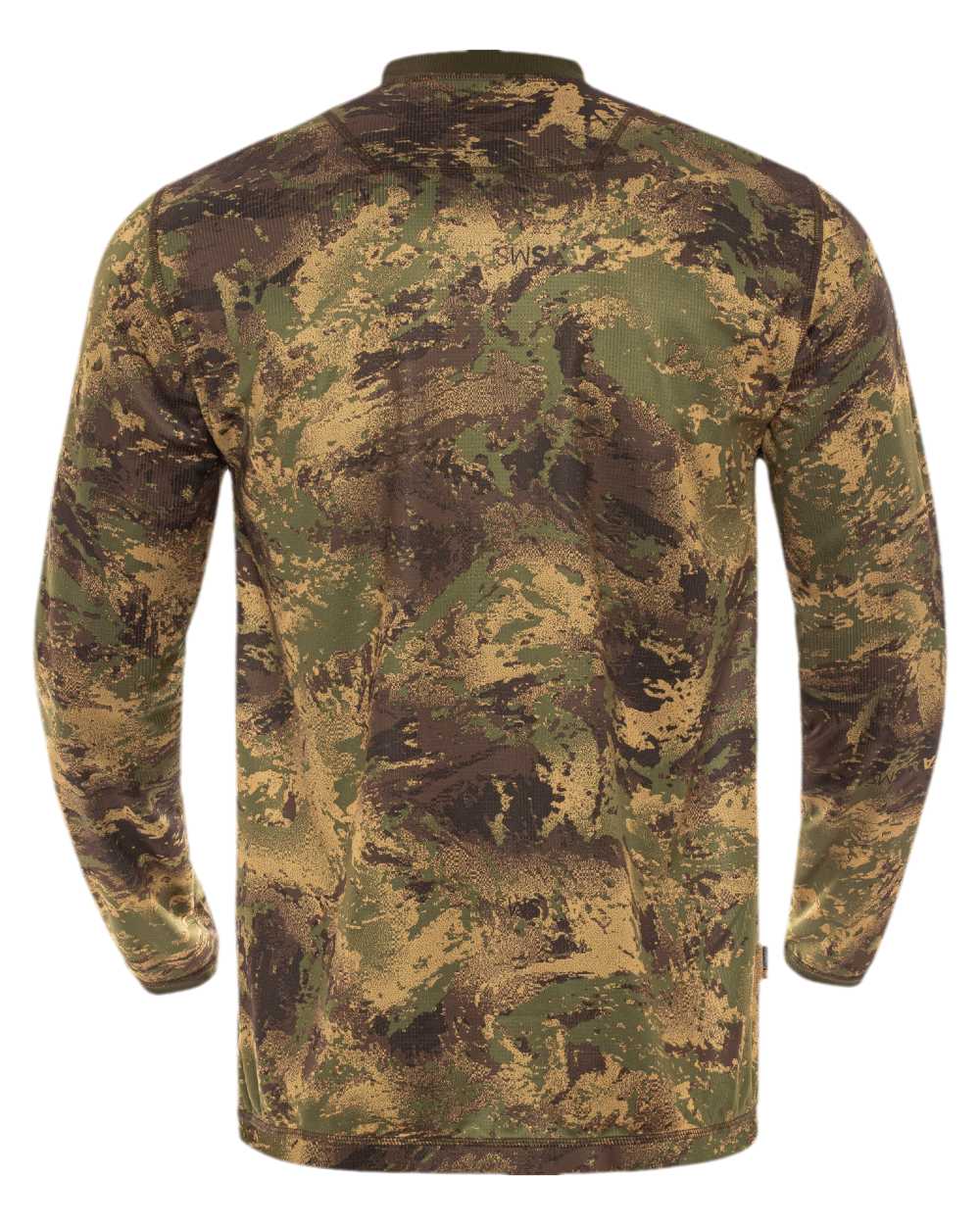 AXIS Forest Coloured Harkila Deer Stalker Camo Long Sleeve T-Shirt on white background #colour_axis-forest