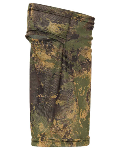 AXIS Forest Coloured Harkila Deer Stalker Camo Mesh Face Cover on white background #colour_axis-forest