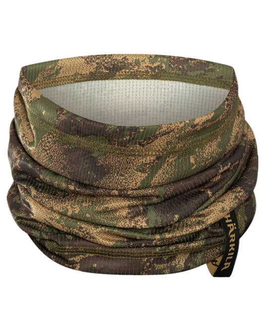 AXIS Forest Coloured Harkila Deer Stalker Camo Neck Gaiter on white background #colour_axis-forest