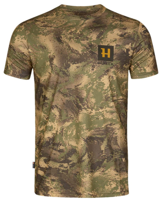 AXIS Forest Coloured Harkila Deer Stalker Camo Short Sleeve T-Shirt on white background #colour_axis-forest
