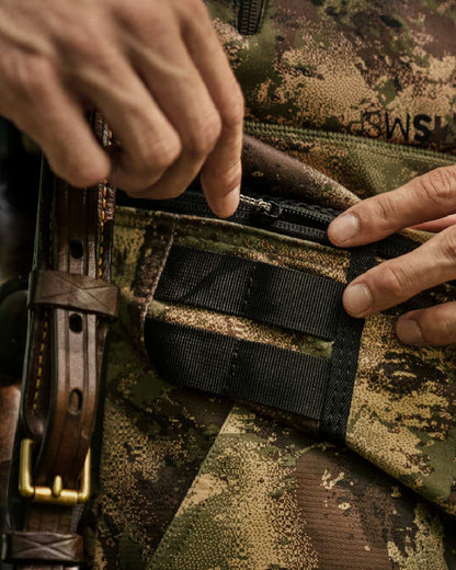AXIS Forest Coloured Harkila Deer Stalker Waist Pack on outdoor background #colour_axis-forest