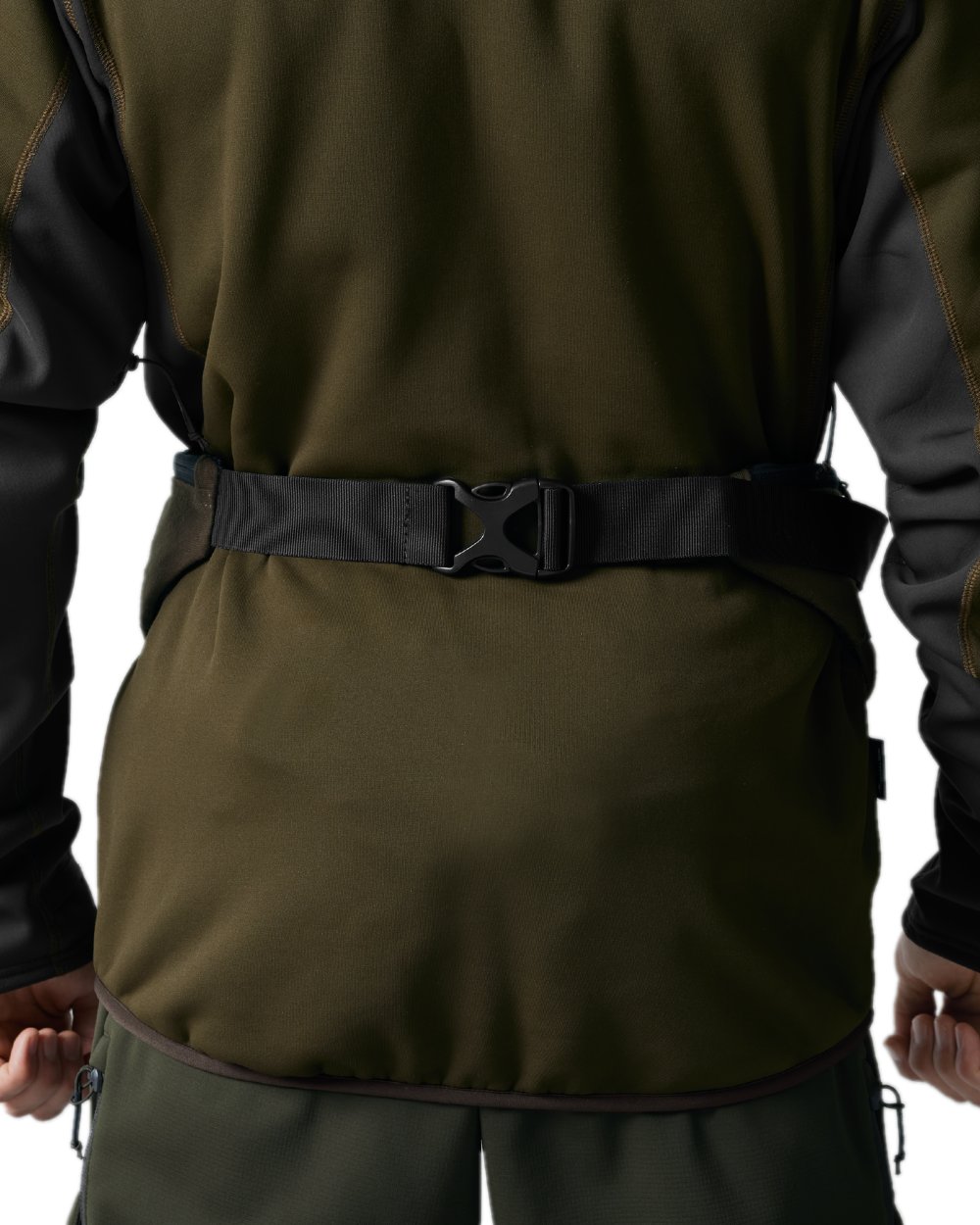 Willow Green Coloured Harkila Deer Stalker Waist Pack on white background #colour_willow-green