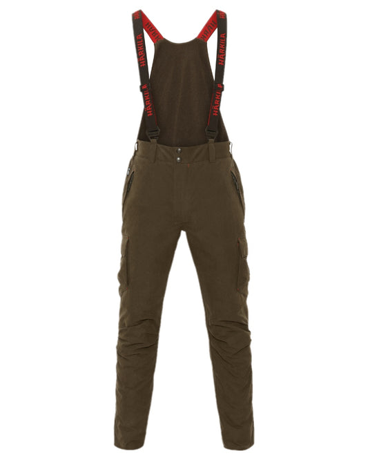 Willow Green Coloured Harkila Driven Hunt HWS Insulated Trousers on white background #colour_willow-green