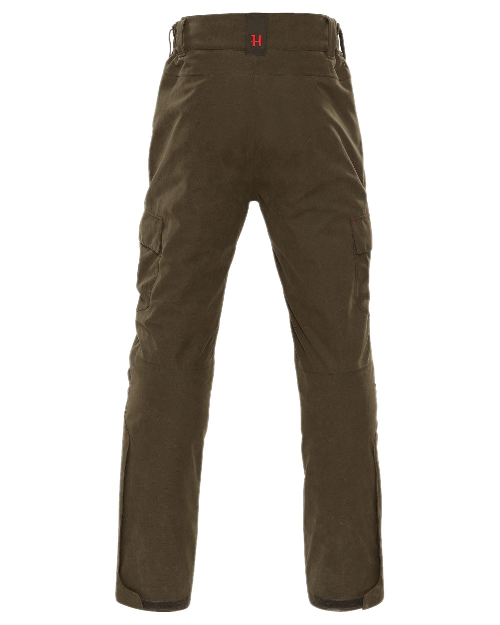 Willow Green Coloured Harkila Driven Hunt HWS Insulated Trousers on white background #colour_willow-green